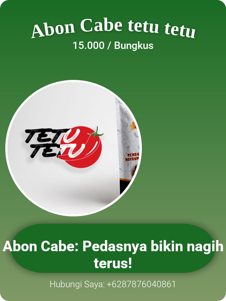 Abon Cabe tetu tetu
