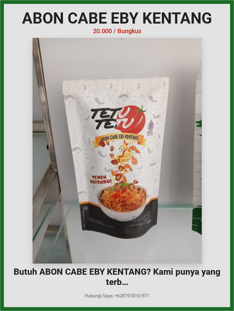 ABON CABE EBY KENTANG