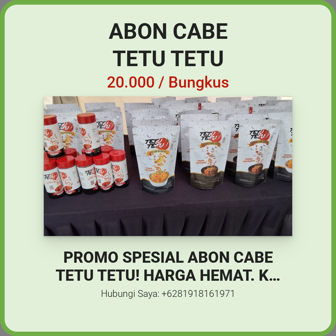 abon cabe tetu tetu