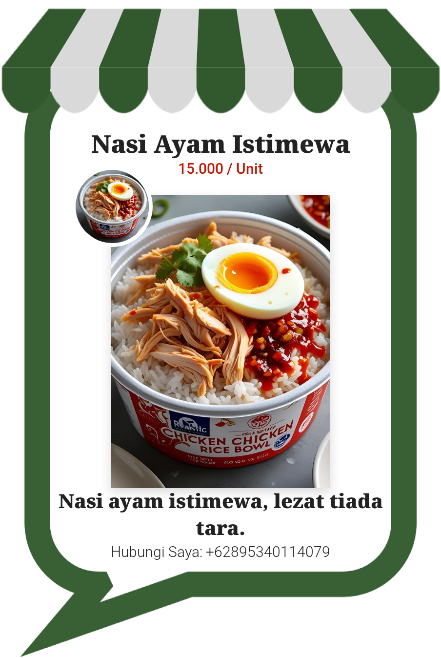 Promosi Nasi Ayam Istimewa