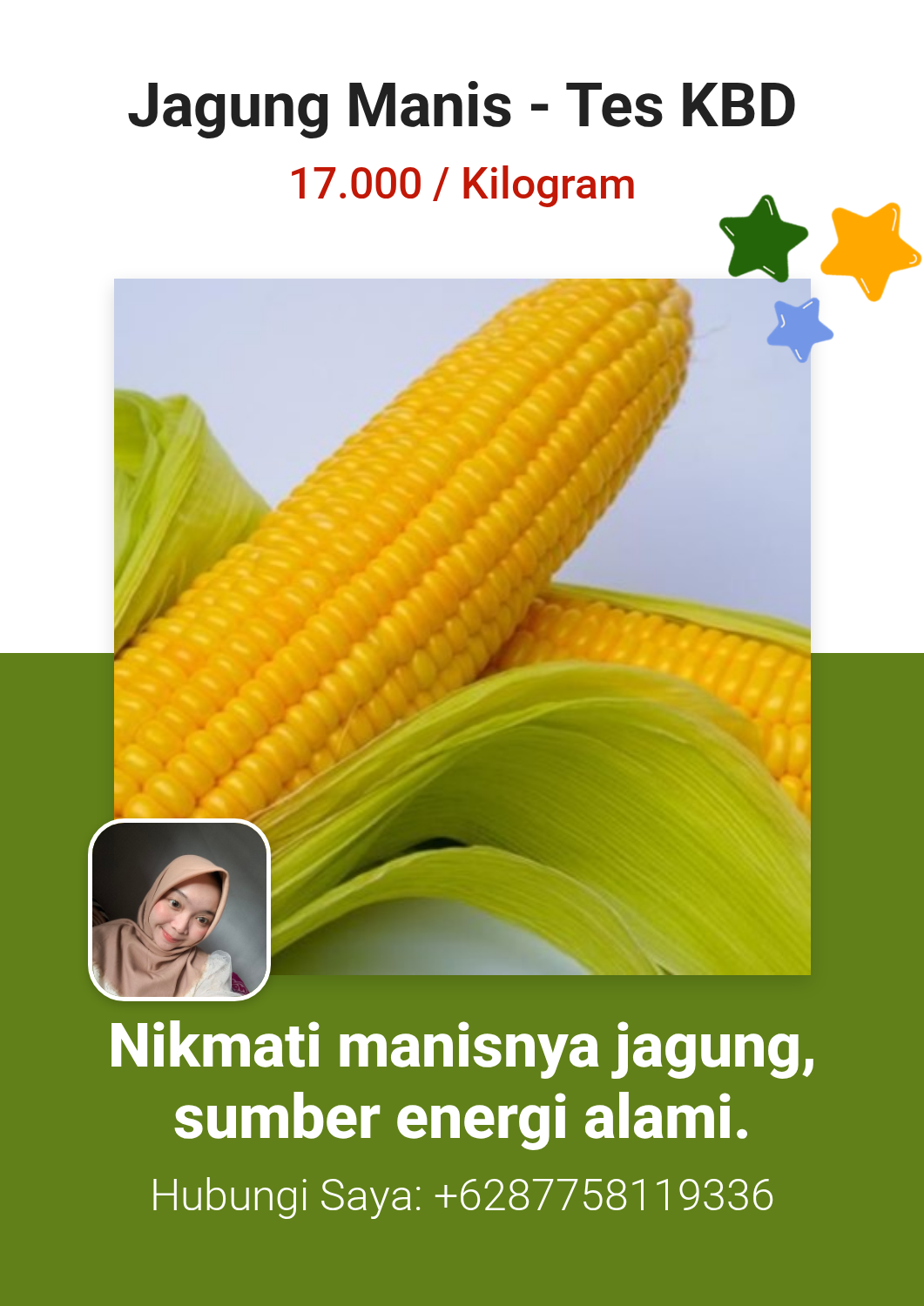 Jagung Manis - Tes KBD