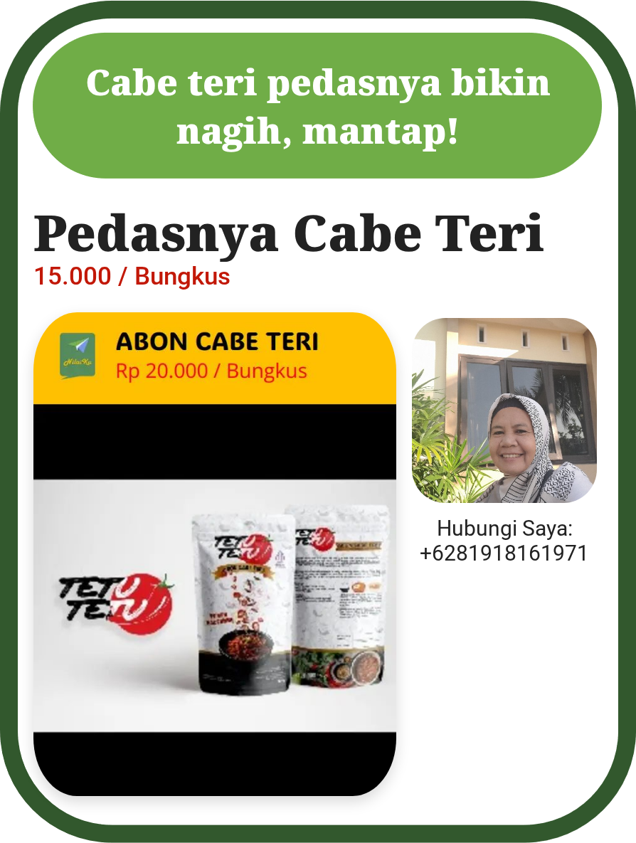 Pedasnya Cabe Teri