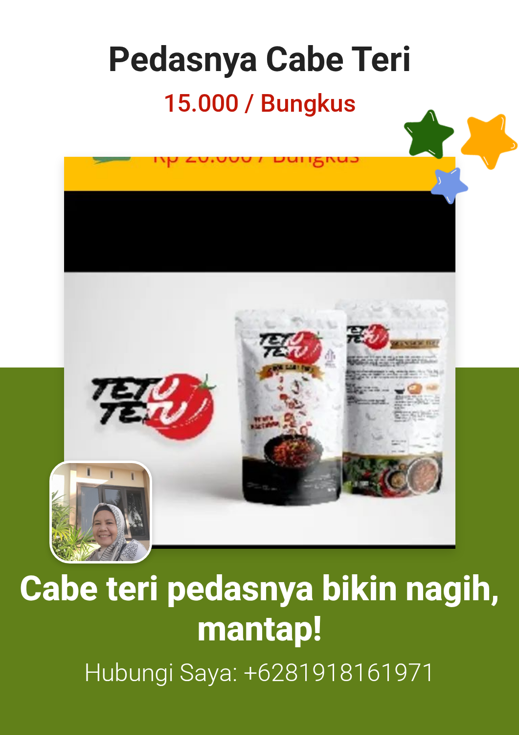 Pedasnya Cabe Teri