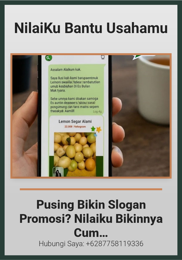 NilaiKu Bantu Usahamu