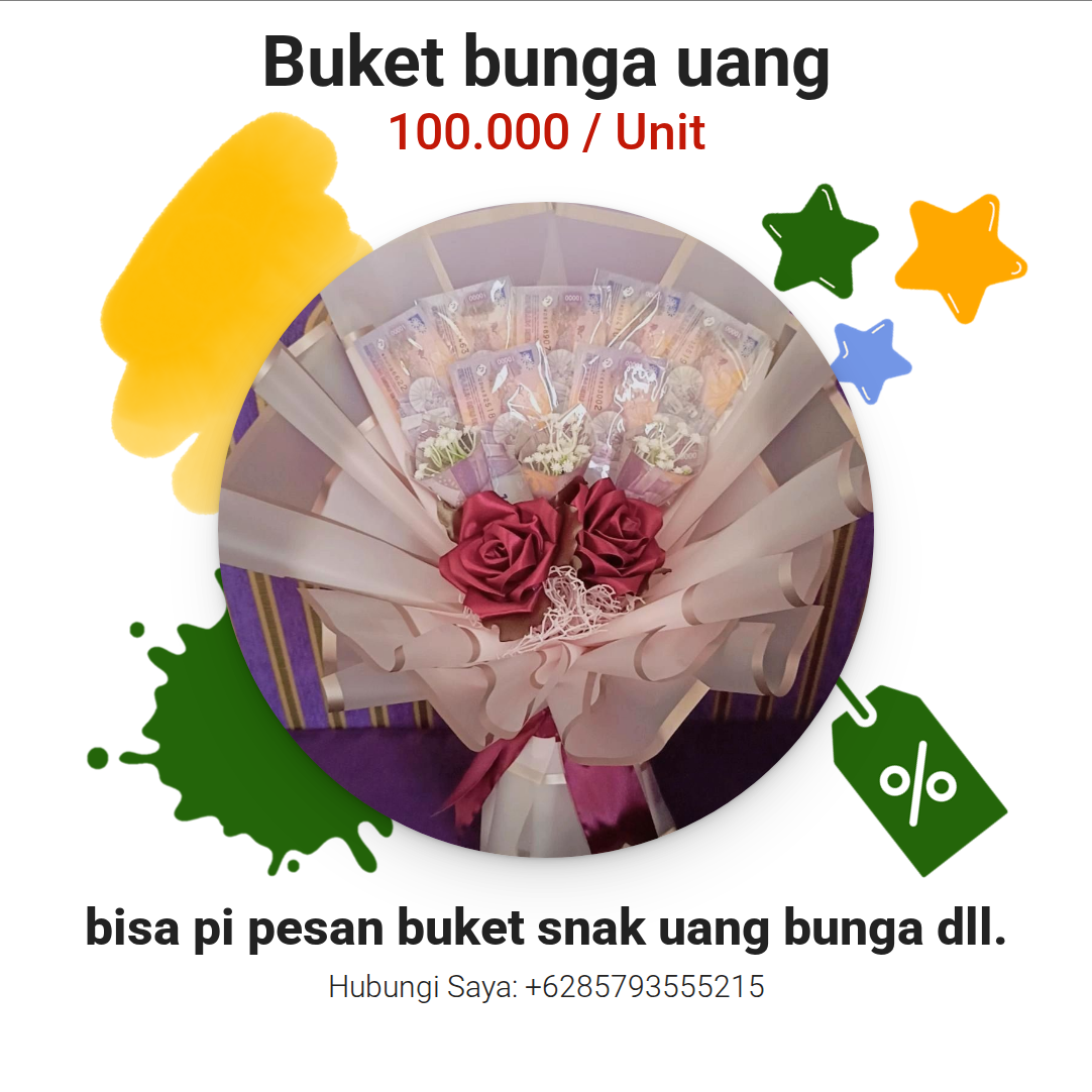 Buket bunga uang