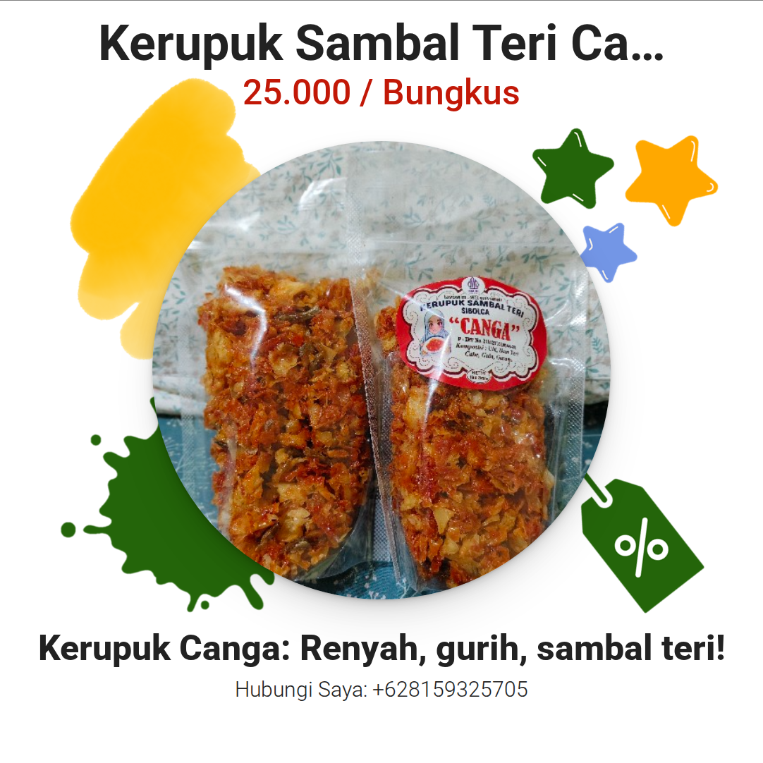 Kerupuk Sambal Teri Canga