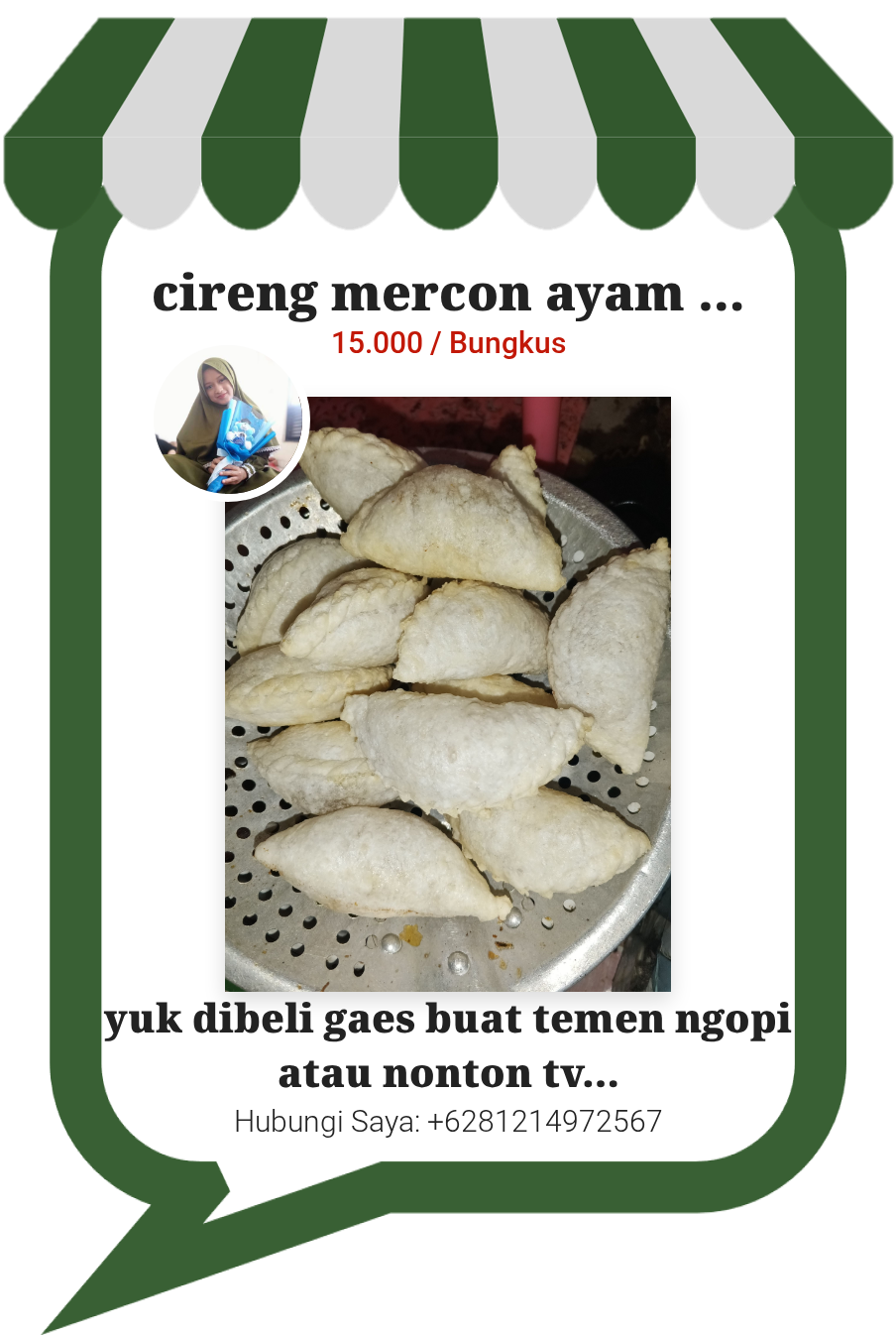 cireng mercon ayam suwir